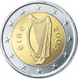 2 euro (other side, country Ireland) 2
