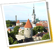 pilsētas panorāma ceļojumiem - Igaunija, laika ziņas, telefona kods, foto galerijas
