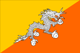Nacionalais karogs, Butāna