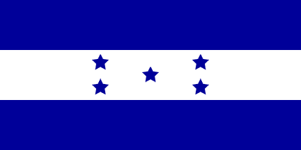 Nacionalais karogs, Hondurasa