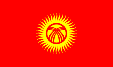 Nacionalais karogs, Kirgistāna