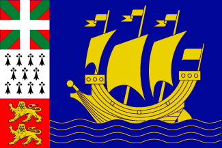 Nacionalais karogs, Sentpjēra un Mikelona