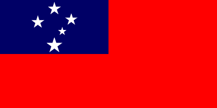 Nacionalais karogs, Samoa