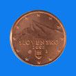 1 cent (other side, country Slovakia) 0.01