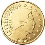 50 cents (other side, country Luxemburg) 0.5