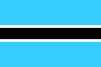 Nacionalais karogs, Botsvāna