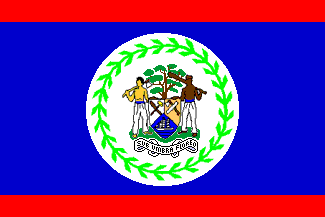 Nacionalais karogs, Beliza
