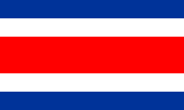 Nacionalais karogs, Kostarika
