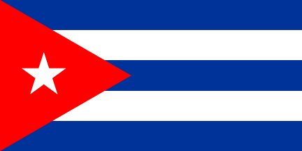 Nacionalais karogs, Kuba