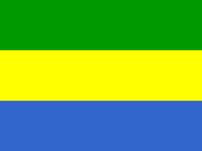 Nacionalais karogs, Gabona