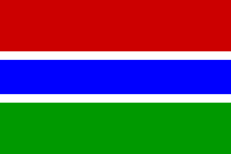 Nacionalais karogs, Gambija