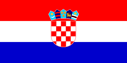 Nacionalais karogs, Horvātija