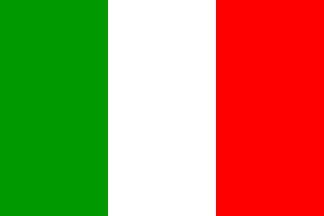 Nacionalais karogs, Itālija
