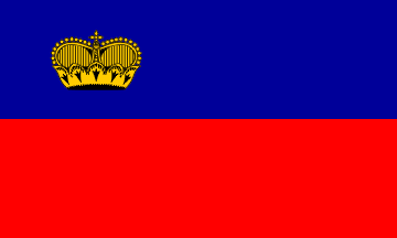 Nacionalais karogs, Lihtenšteina