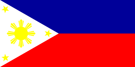 Nacionalais karogs, Filipīnas