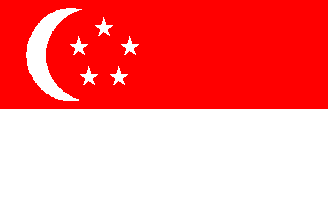 Nacionalais karogs, Singapūra